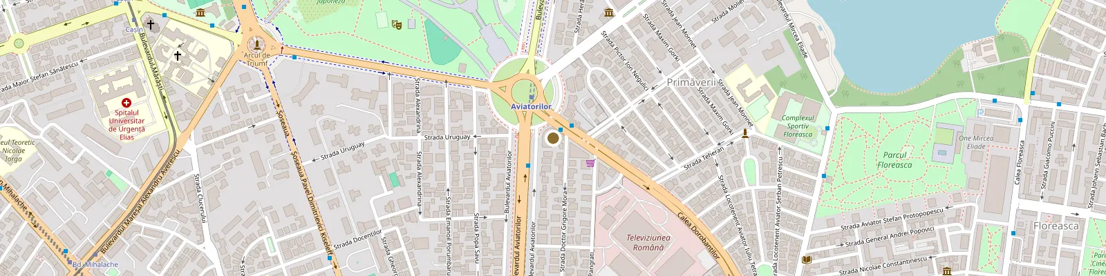 Map: Piața Charles de Gaulle 15, Bucharest